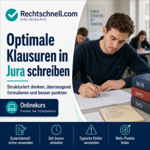 Onlinetraining 'Die perfekte Jura-Klausur'